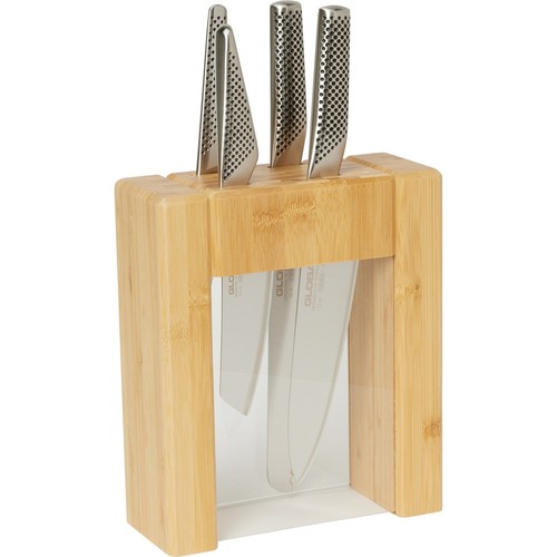 Global ikasu piece knife - v, 5-piece