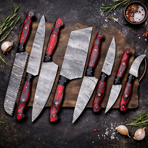 Professional chef knife - knife, set